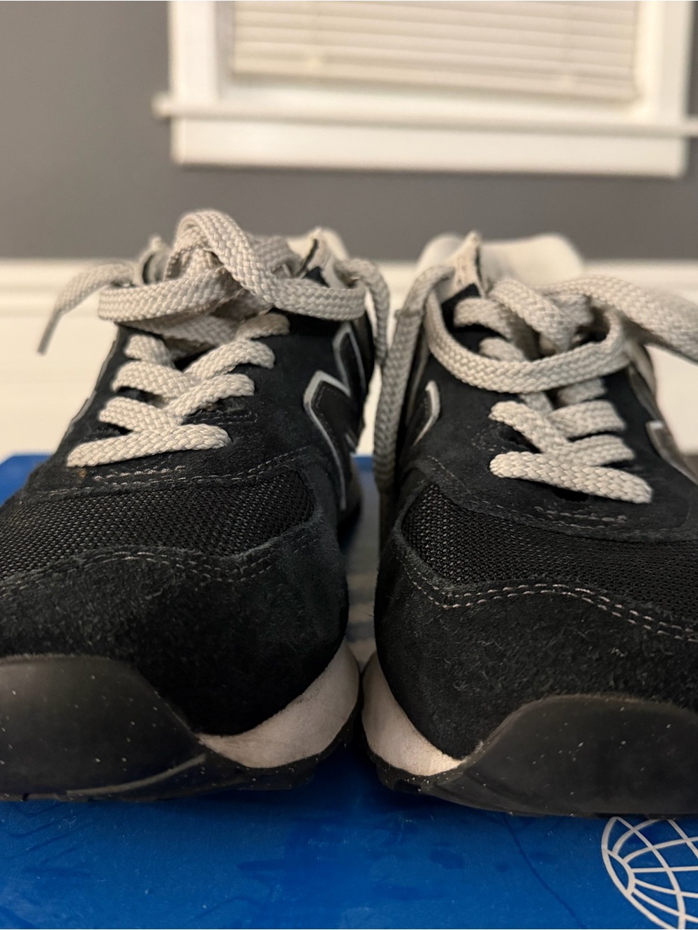 New Balance Black and Gray Men's Athletic Sneakers